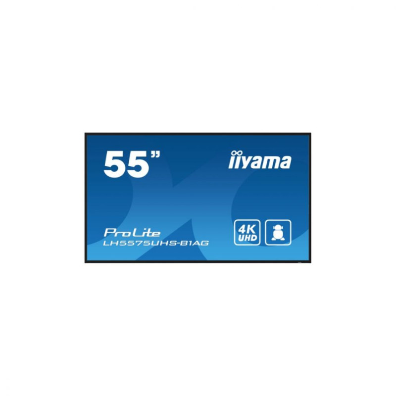 IIYAMA LFD 54 6 dalle IPS 24 7 4K UHD 3840x2160 3xHDMI 2xHP 10W