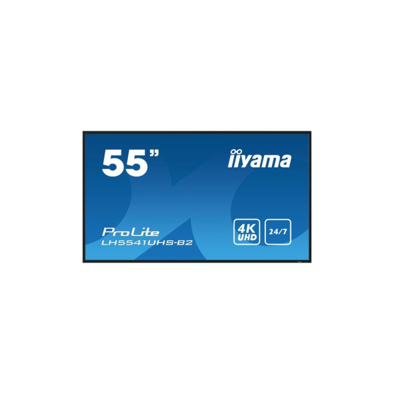 IIYAMA LFD 54 6 dalle IPS 4K UHD 3840x2160 24 7 1xVGA 3xHDMI 1x