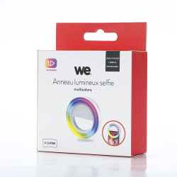 Anneau lumineux portable diamètre de l anneau 8 5cm 16 LEDs l