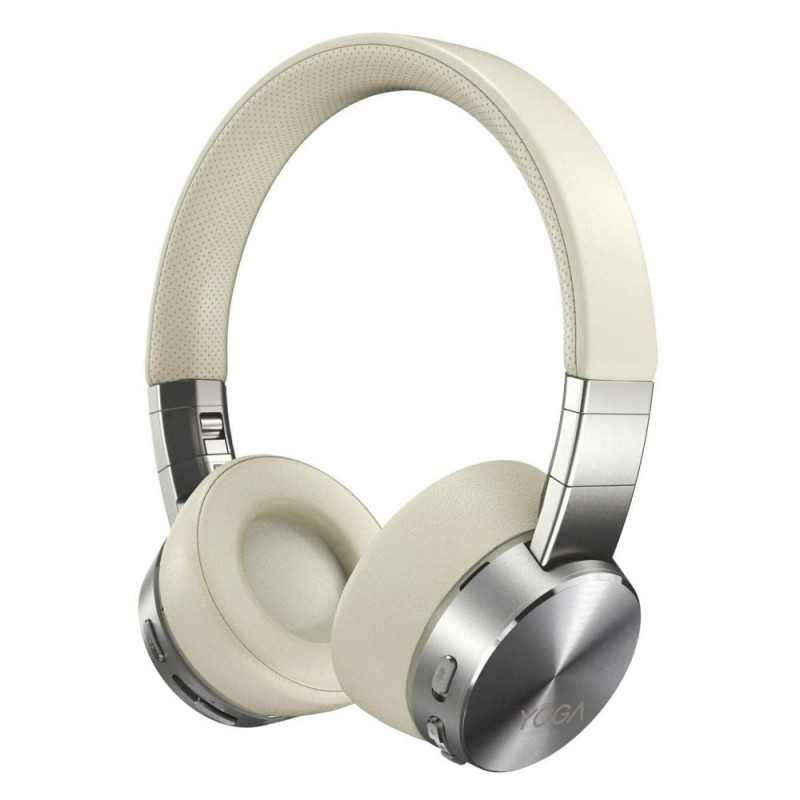 Lenovo Casque Yoga ANC Beige ss fil Suppression Active du bruit 