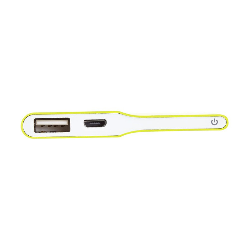  Batterie de secours 3200mAh vert 1 port USB 1A bouton tacti