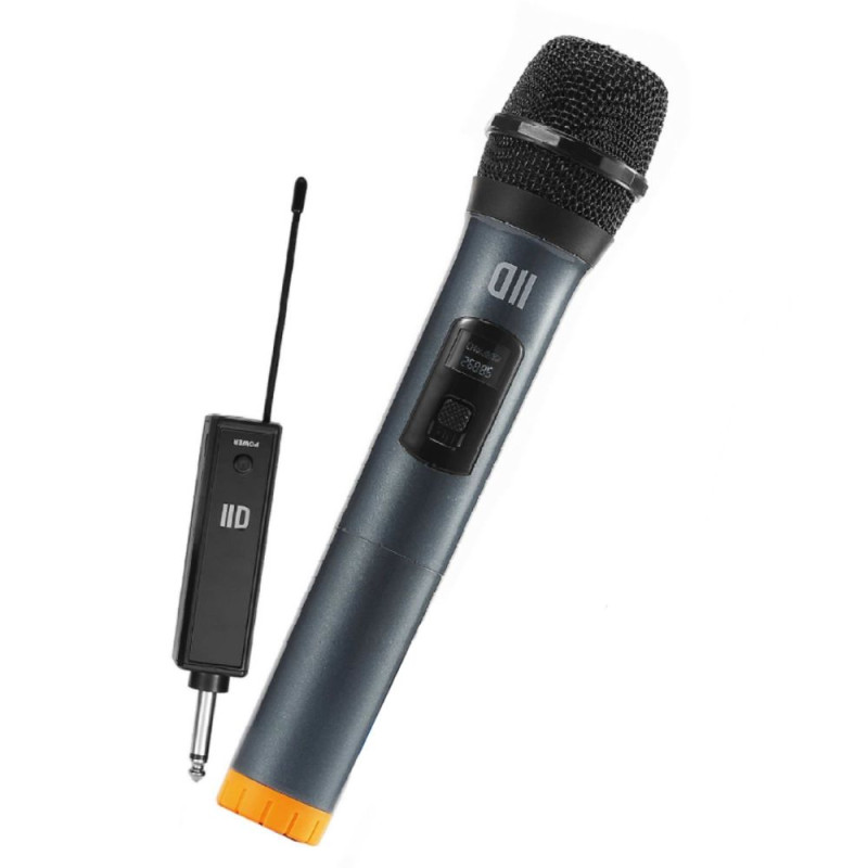 Microphone dynamique DII Sans fil ecran LED Omnidirectionn rec