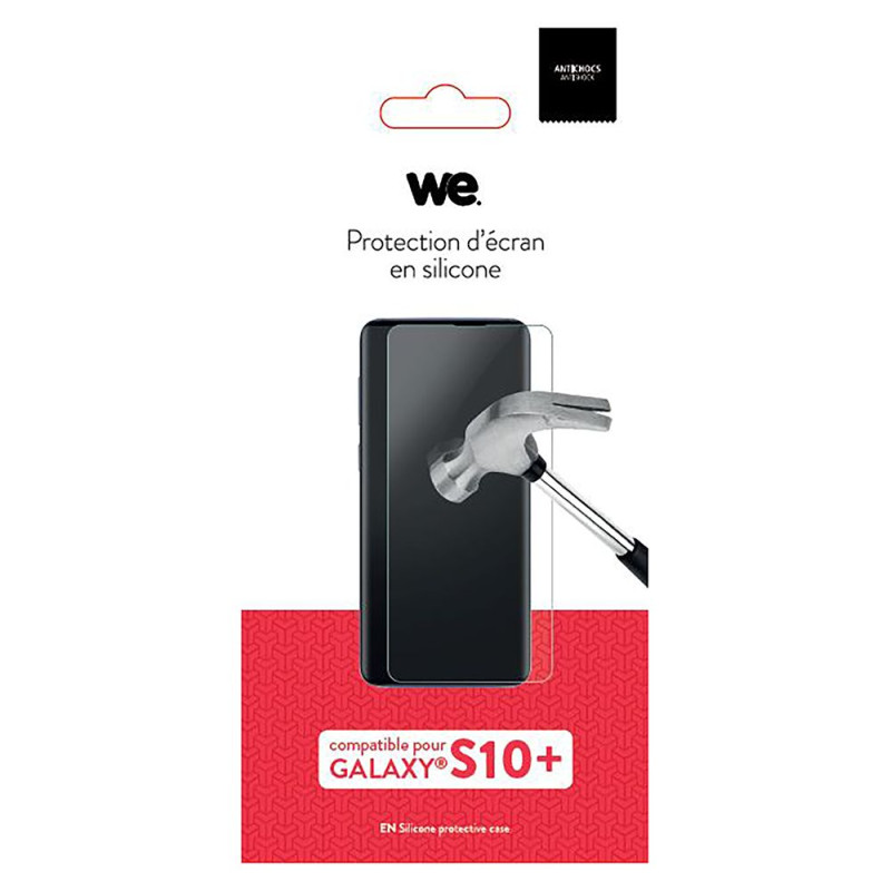 Protection d écran Galaxy S10 Conception en silicone 3H Anti ra