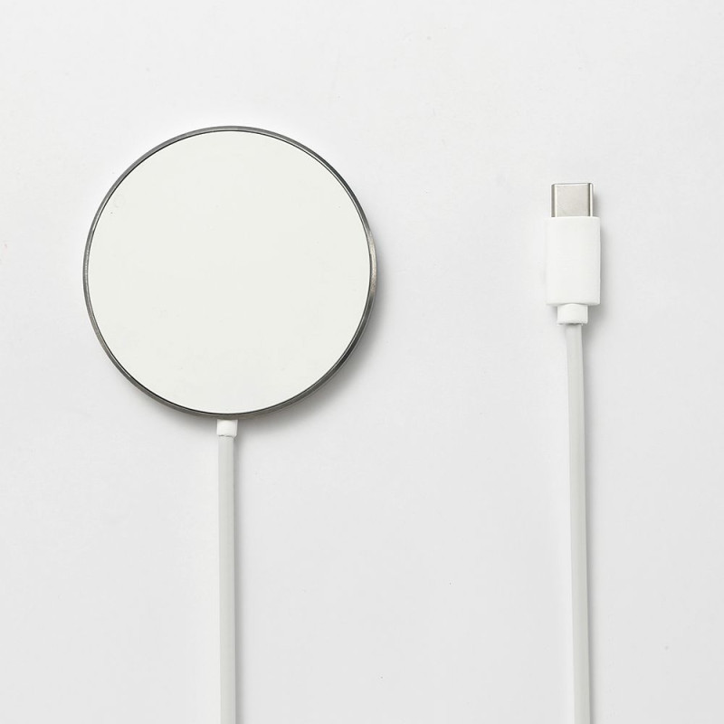 Bundle Chargeur secteur USB C PD 20W Chargeur à induction blan