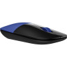 Souris sans fil HP Z3700 Bleue fonctionne sur une large gamme de