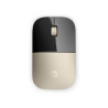 Souris sans fil HP Z3700 Or fonctionne sur une large gamme de su