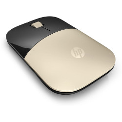 Souris sans fil HP Z3700 Or fonctionne sur une large gamme de su