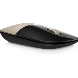Souris sans fil HP Z3700 Or fonctionne sur une large gamme de su