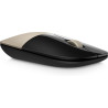 Souris sans fil HP Z3700 Or fonctionne sur une large gamme de su