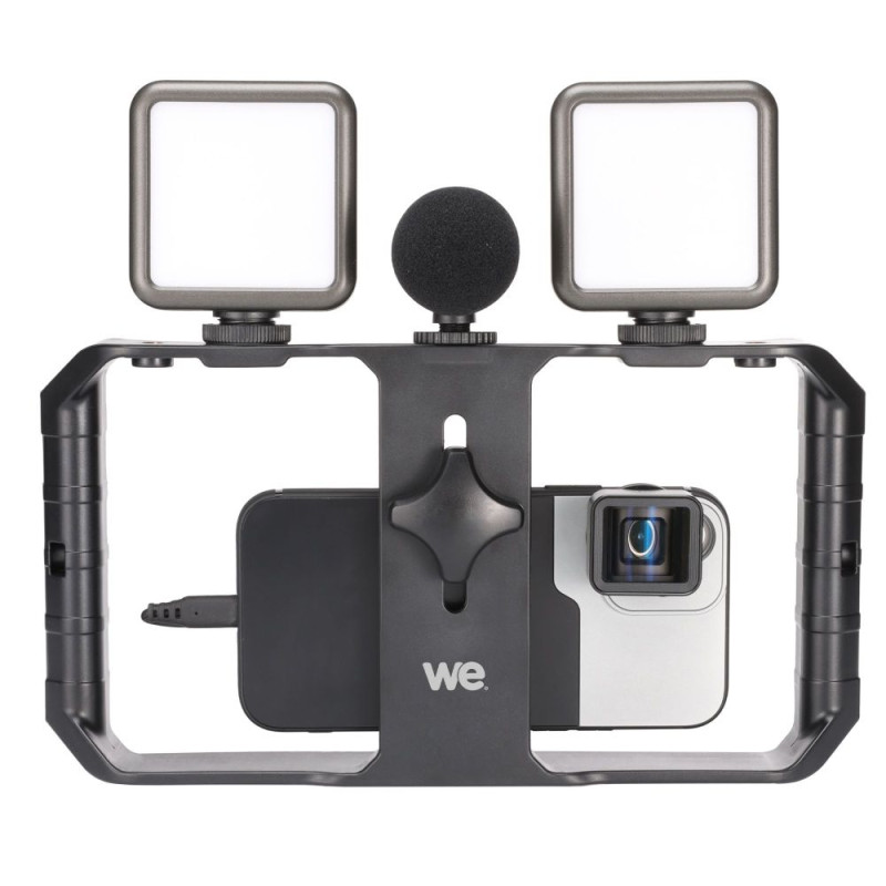Support Rig universel pour Vlogging comp av tous les smartphones