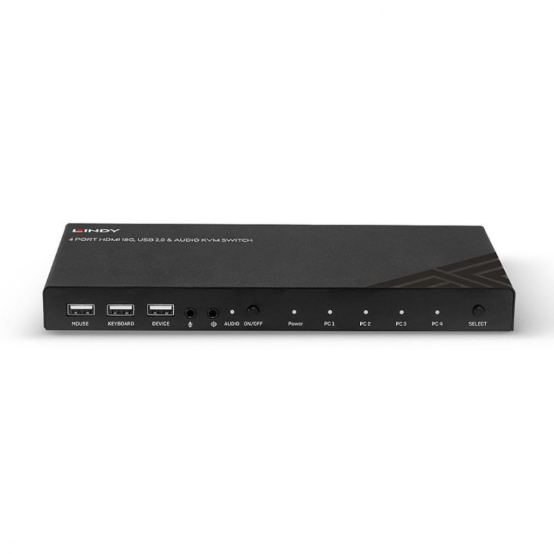 Switch KVM HDMI 4K60 USB 2 0 Audio 4 ports