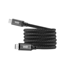 WE Câble USB C mâle USB C mâle mâle en nylon tressé 1m USB 3 2