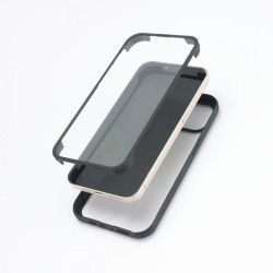 We coque de protection intégrale 360 en verre trempé IPHONE 13 
