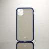 We Coque de protection RUBBER APPLE IPHONE 11 Bleu Dos transpar