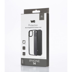 We Coque de protection RUBBER APPLE IPHONE 14 Dos transparent c