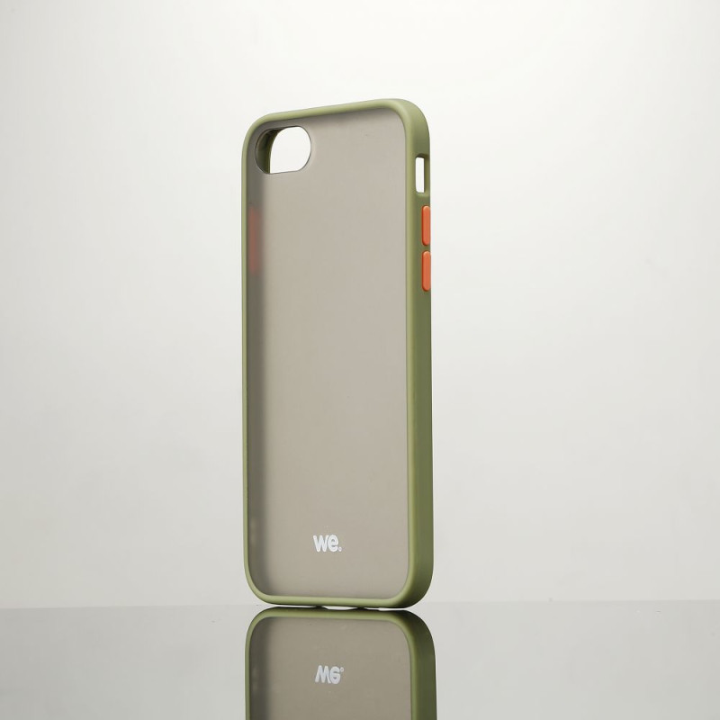 We Coque de protection RUBBER APPLE IPHONE 7 8 SE 2020 Kaki 