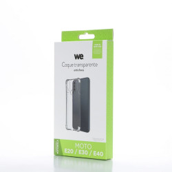 WE Coque de protection TPU MOTOROLA E20 E30 E40 Transparent