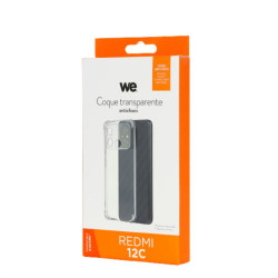 WE Coque de protection TPU XIAOMI REDMI 12C Transparent Anti ch