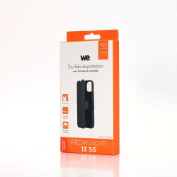 WE Etui folio AIMANTE XIAOMI REDMI NOTE 13 Noir fermeture magn