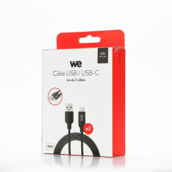 WE Lot de 2 câbles USB USB...