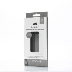 WE PACK 3 verres trempés IPHONE 11 3 Protection écran anti ra