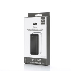 WE PACK verre trempé et coque de protection transparente IPHONE 