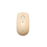 WE POP Pack clavier souris sans fil coloris Beige Crème Con