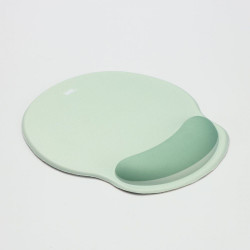 WE POP Tapis de souris avec repose poignet bi color Bleu matièr