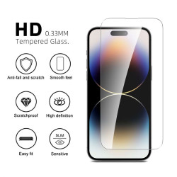 WE Verre trempé APPLE IPHONE 15 Protection écran anti rayures