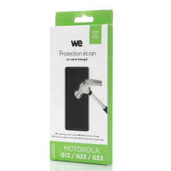 WE Verre trempé MOTOROLA G13 G23 G53 Protection écran an