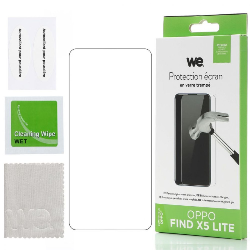 WE Verre trempé OPPO FIND X5 LITE Protection écran anti rayur