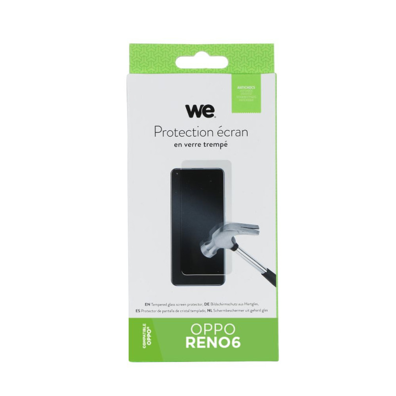 WE Verre trempé OPPO RENO6 Protection écran anti rayures an