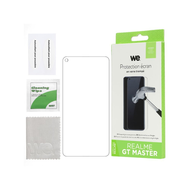 WE Verre trempé REALME GT MASTER Protection écran anti rayure