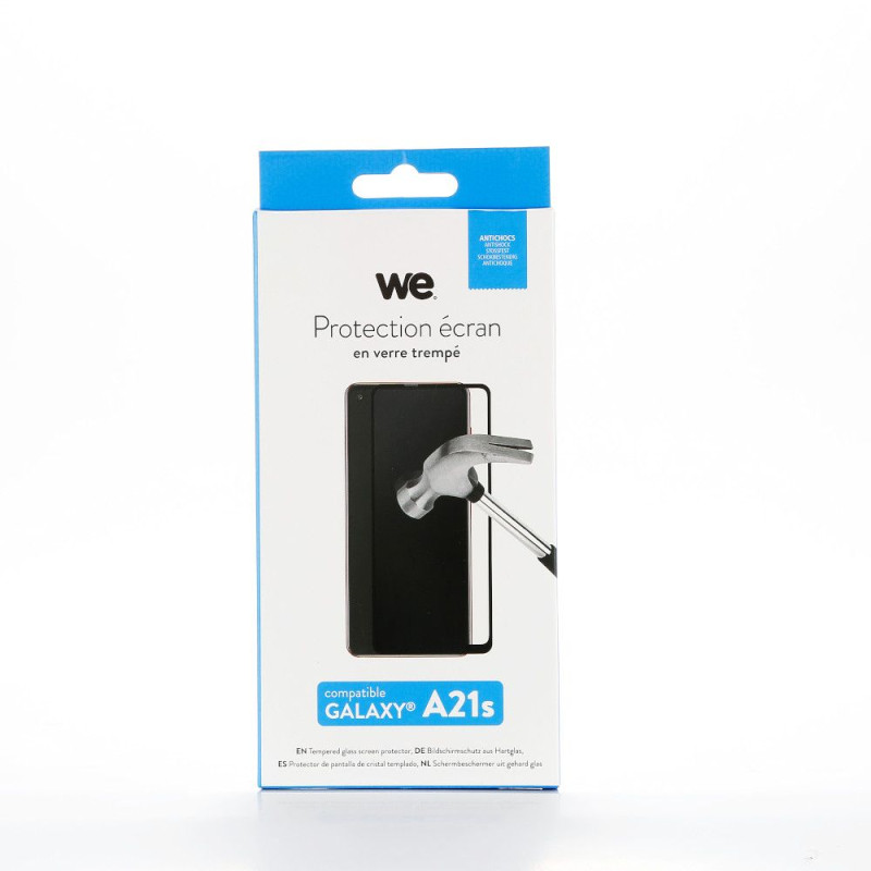 WE Verre trempé SAMSUNG GALAXY A21S Protection écran anti ray