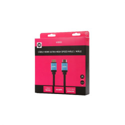 Câble HDMI mâle mâle 2 1 en nylon tressé 5m compatible 8K 60