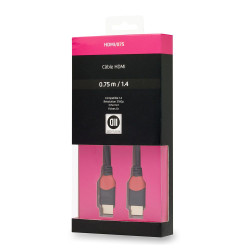 Câble HDMI mâle mâle 75cm noir