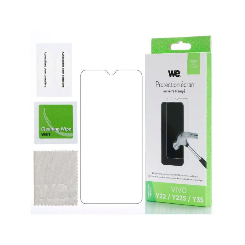 WE Verre trempé VIVO VIVO Y22 Y22S Y35 Protection écran a