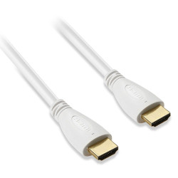 Câble HDMI mâle mâle blanc 3M