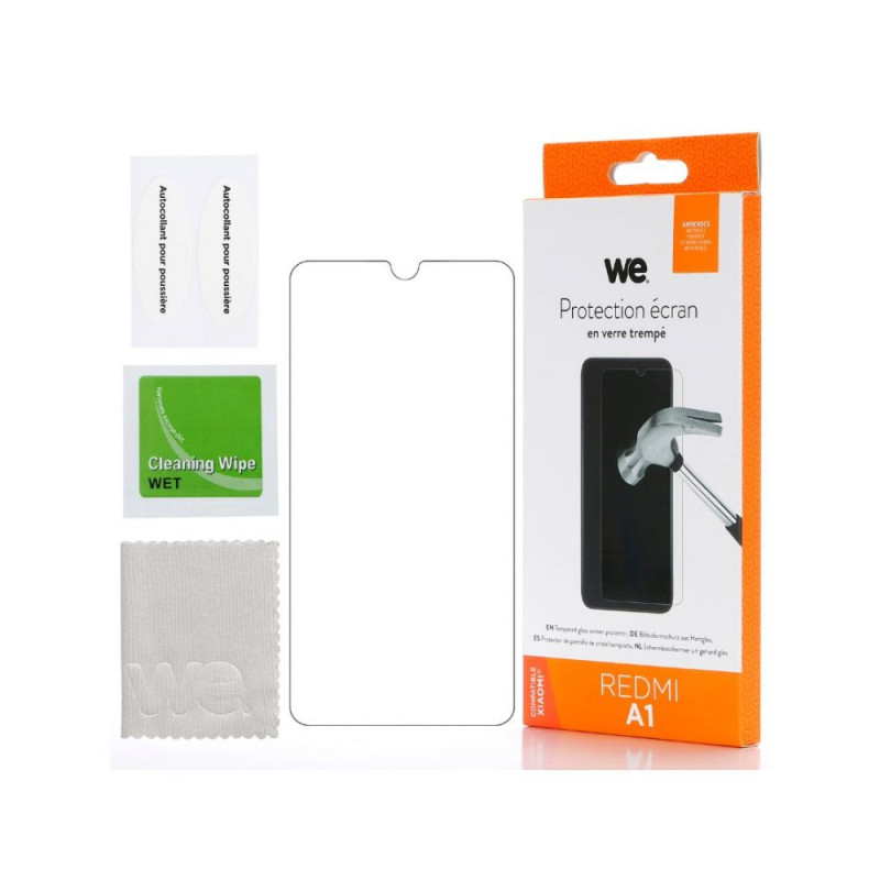 WE Verre trempé XIAOMI REDMI A1 Protection écran anti rayures