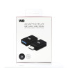Adaptateur USB C male USB A femelle noir USB3 1