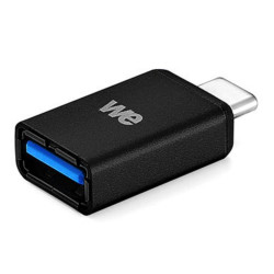 Adaptateur USB C male USB A femelle noir USB3 1