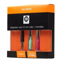 Adaptateur 1JK M 2JK F 3...