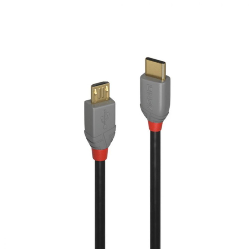 Câble USB 2 0 Type C vers Micro B Anthra Line 1m