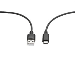 Câble USB A USB C 2 0 Male Male Longueur 1M Noir en sachet