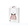 Câble lapin USB micro USB plat1m rose Connecteurs en zinc