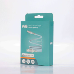 câble USB Lightning magnétique USB 2 0 5V 2 4A 12W 1mètre