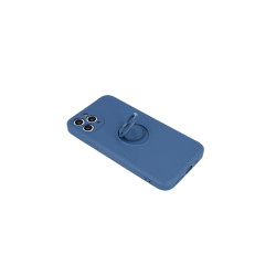 ETUI SILICONE BLEU IPHONE 13 6 1 P