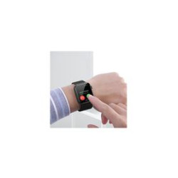 VERRE TREMPE APPLE WATCH 40 MM BORDS NOIR SOUS BLISTER