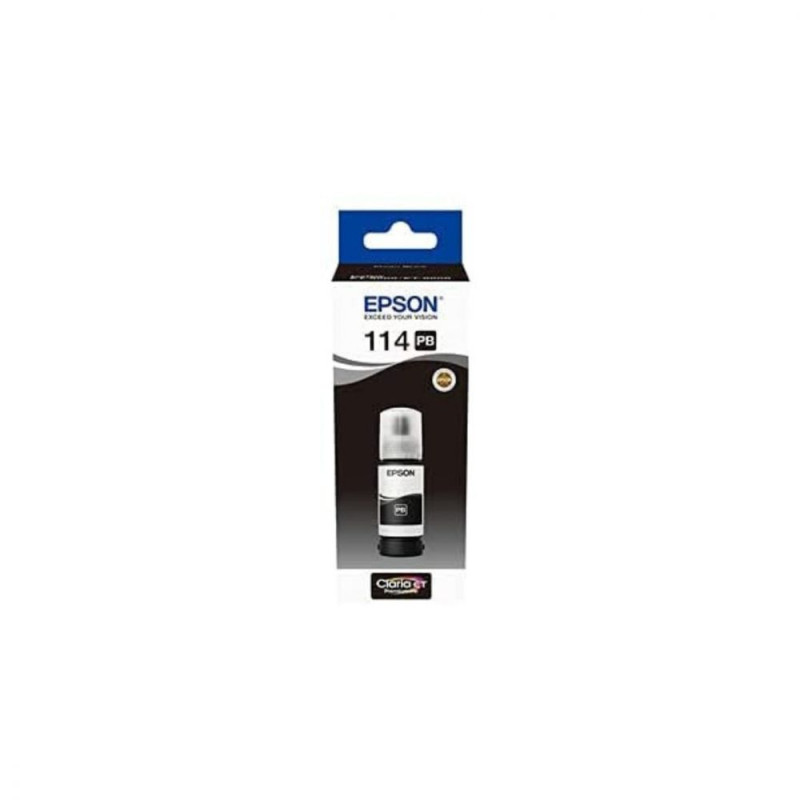 EPSON Bouteille encre Ecotank 114 Noir Photo 70ml
