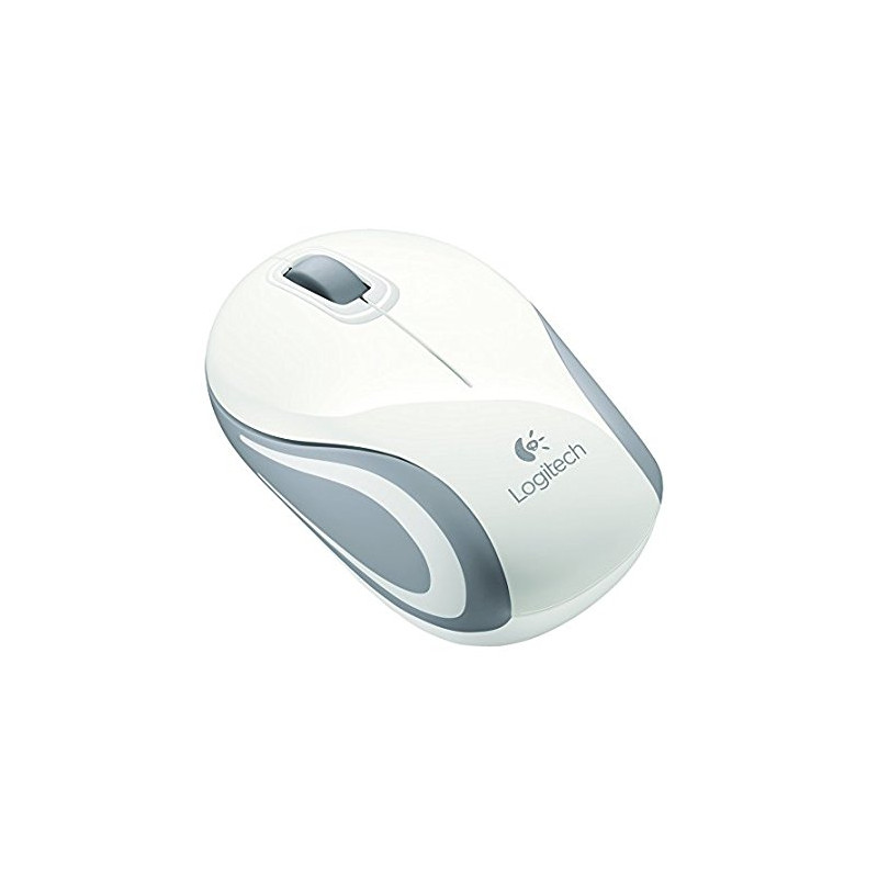 Logitech M187 Mini souris sans fil Blanche